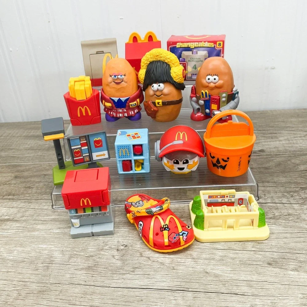 Vintage McDonalds Happy Meal Toy Lot McNugget Buddies Changeables 12pc